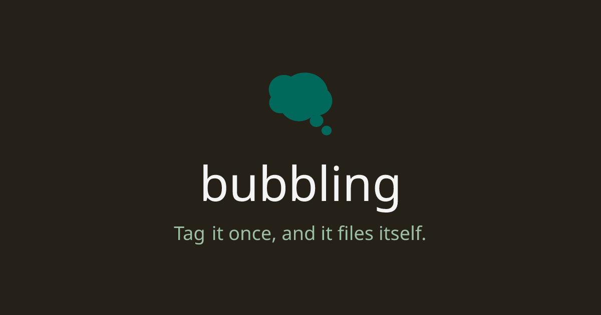 bubbling — 官网预览图